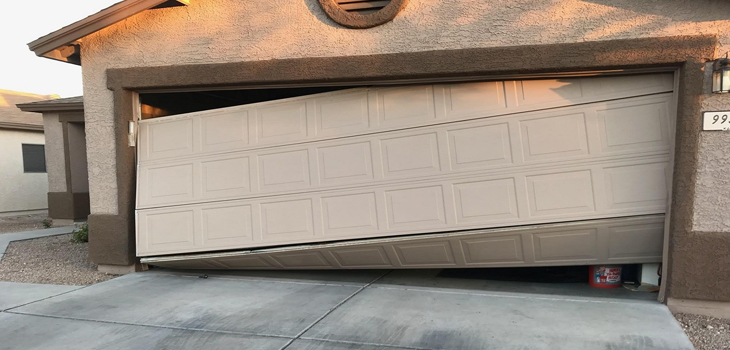 damaged garage door opener repair in Rolling Hills